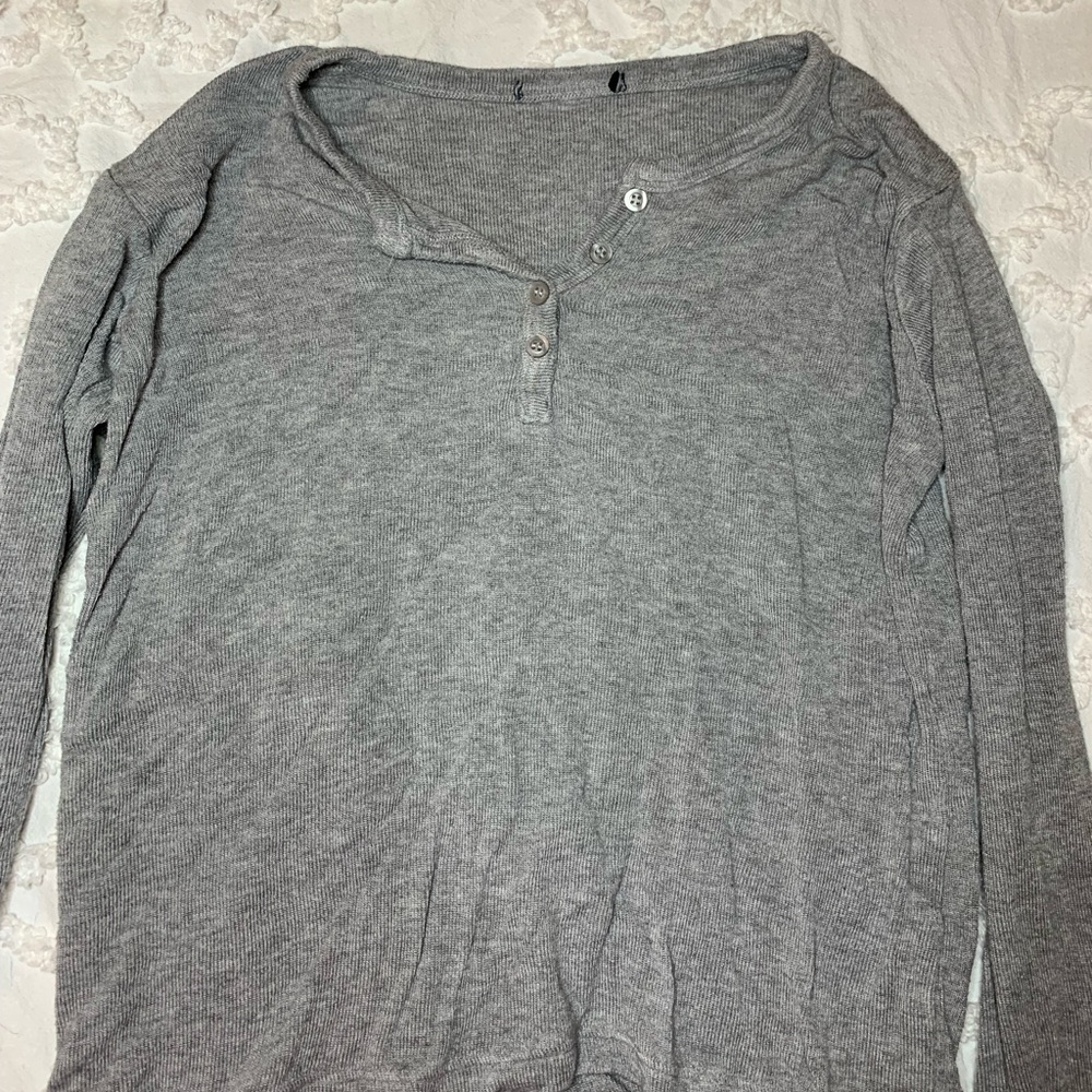 brandy melville gray long sleeve